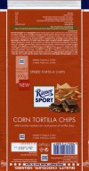 Ritter sport, milk chocolate with crunchy roasted corn and pieces of tortilla chips, 100g, 16.01.2016, Alfred Ritter GmbH & Co. Waldenbuch, Germany