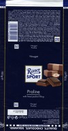 Ritter sport, milk chocolate with finest praline filling, 100g, 24.02.2013, Alfred Ritter GmbH & Co. Waldenbuch, Germany