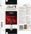 Dark chocolate with chilli extract, 100g, 31.08.2018, Lindt & Sprungli AG, Kilchberg, Switzerland