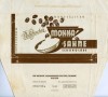 Mokka Sahne, milk chocolate with coffee flavoured, 100g, about 1970, Delitzscher, Delitzsch/Eilenburg, Germany