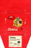 Denisa, chocolate with beriies, 70g, about 1970, Cokoladovny O.P. Praha, odstepny zavod Diana, Decin, Czech Republic (CZECHOSLOVAKIA) 