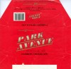Park Avenue, trilini Sweets, fashion chocolate, milk chocolate, 100g, 09.11.1994, Double Star International, New York, U.S.A.