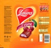 Laura, milk tablet with sour cherry filling, 100g, 23.09.2011, Kandia Dulce S.A, Bucharest, Romania