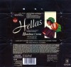 Hellas, a hazelnut flavoured filling with a chocolate flavoured coating, 100g, 04.01.1997
Leaf, Turku, Finland