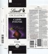 Lindt Excellence, cassis intense, dark chocolate with a black currant preparation and almond pieces, 100g, 31.07.2013, Lindt & Sprungli AG, Kilchberg, Switzerland
