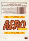 Aero, aerated milk chocolate, about 1970, Rowentree Mackintosh plc York, England