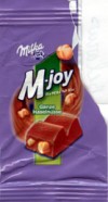 M-joy, milk chocolate with hazelnuts, 15g, 23.08.2003, Kraft Foods Germany, Bremen, Germany