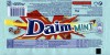 Daim mint, milk chocolate with mint flavoured and almond brittles, 56g, 18.01.2015, Mondelez Sverige, Sweden