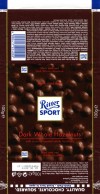 Ritter sport, plain chocolate with whole hazelnuts, 100g, 02.06.2013, Alfred Ritter GmbH & Co. Waldenbuch, Germany

