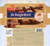 Schogetten, milk chocolate with milk cream filling and capuccino taste, 100g, 14.05.2009, Trumpf Schokoladenfabrik GmbH, Saarlouis, Germany