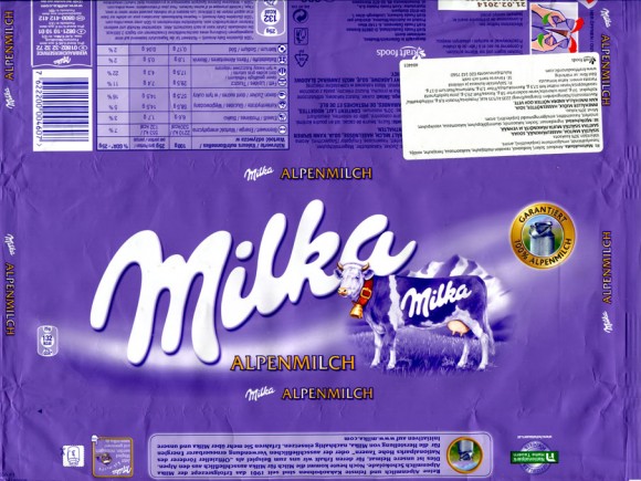 Milka, milk chocolate, 300g, 21.02.2013, Kraft Foods, Austria 