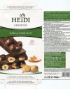 Heidi Grandor, dark chocolate with whole caramelized hazelnuts, 100g, 14.03.2018, produced in EU, Heidi Chocolat S.A, Pantelimon, Romania