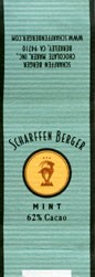 Mint dark chocolate, 5g, Scharffen Berger Chocolate Maker, Inc., Berkeley, USA
