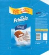 Primola, frisca fina, milk chocolate and whipped cream 40%, 120g, 13.01.2006, Supreme chocolat S.R.L, Bucharest, Romania
