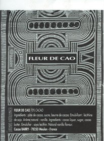 Fleur de Cao, dark chocolate 70%, Barry Callebaut, Meulan, France