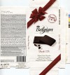 Belgian dark chocolate, 100g, 23.07.2014, The Belgian Chocolate Group, Olen, Belgium