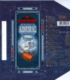 Admiral, aerated chocolate, whole milk chocolate bars, 100g, 28.02.2004, Bossner, Germany