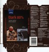 Dark chocolate 80%, 100g, 07.2015, Cemoi chocolatier for S-ryhma Finland, France