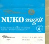 Nuko nugat, milk chocolate with nuts and nougat cream filling, 53g, 1970, Diana, Decin, Czech Republic (CZECHOSLOVAKIA)