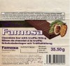 Famosa, chocolate bar with truffle filling, 35,50g, 06.04.1992, Cokoladovny, a.s., odstepny zavod Diana, Decin, Czech Republic (CZECHOSLOVAKIA) 