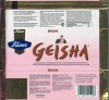 Geisha, milk chocolate, 40%, 100g, 25.11.2005, Cloetta Fazer, Helsinki, Finland