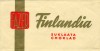 Finlandia, milk chocolate, 100g, 1960, Fazer, Helsinki, Finland