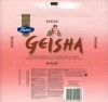 Geisha, milk chocolate with soft hazelnut filling, 100g, 09.02.1998, Fazer Chocolates Ltd, helsinki, Finland