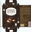 Ferrero Rocher, dark chocolate with hazelnuts, 90g, 11.08.2022, Ferrero group, distributor UAB Eugesta (Latvia), Italy