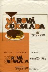 Varova cokolada, 200g, about 1970, Figaro, Bratislava, Slovakia