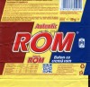 Autentic ROM, chocolate bar flavoured with rum, 30g, 01.07.2012, Kandia Dulce S.A, Bucharest, Romania