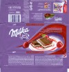 Milka, milk chocolate with cherry flavoured cream and milk praline with cherry flavoured, 90g, 19.01.2009, Kraft Foods Russia, Pokrov, Russia