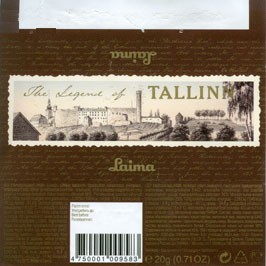 The Legend of Tallinn, milk chocolate, 20g, 12.04.2006, Laima, Riga, Latvia