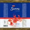 Sanne, milk chocolate with strawberry youghurt filling, 100g, 21.01.2007, AS Laima, Riga, Latvia