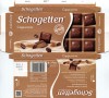 Schogetten, Alpine milk chocolate with capuccino cream filling, 100g, 05.2014, Ludwig Schocolade GmbH&Co.KG, Saarlouis, Germany