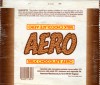 Aero, aerated milk chocolate, 1990, Rowentree Mackintosh plc York, England