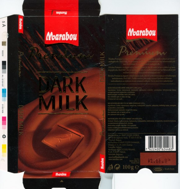 Premium, dark milk chocolate, 100g, 26.11.2002

