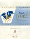 Horka cokolada, dark chocolate, 50g, 1960, Marysa, Rohatec, Czech Republic
