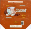 Coconut, milk chocolate like with coconut, 100g, 09.1996, Millano LTD, Przezmierowo, Poland