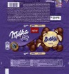 Milka, milk chocolate filled with aerated white chocolate, 95g, 25.03.2015, Mondelez International, Mondelez Baltic, Kaunas, Lithuania, made in Germany