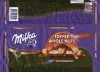 Milka, Alpine milk chocolate filled with a caramel flavoured milk filling, a caramel filling and whole hazelnuts, 300g, 05.05.2015, Mondelez International, Mondelez Oesterreich Production GmbH, Bludenz, Austria