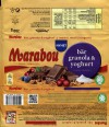 Marabou bar granola and yoghurt, milk chocolate with berries, muesli, yogurt, 200g, 16.03.2016, Mondelez Sverige, Sweden