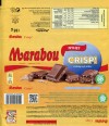 Marabou, Crisp!, milk chocolate with rice crisp and toffee pieces, 185g, 05.05.2018, Mondelez International (Sverige), Sweden