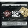 White chocolate with salty liquorice flavoured pieces, 145g, 08.03.2018, Oy Panda AB, Vaajakoski, Finland