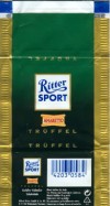 Ritter sport, truffel, milk chocolate with truffel filling, Alfred Ritter GmbH & Co. Waldenbuch, Germany