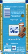 Ritter sport, milk chocolate, 100g, 02.2007, Alfred Ritter GmbH & Co. Waldenbuch, Germany