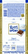 Ritter sport, filled milk chocolate with skimmed yogurt cream, 100g, 20.05.2009, Alfred Ritter GmbH & Co. Waldenbuch, Germany