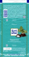 Ritter sport, plain chocolate with peppermint filling, 100g, 08.08.2010, Alfred Ritter GmbH & Co. Waldenbuch, Germany