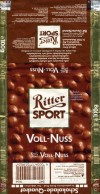 Ritter sport, milk chocolate with hazelnuts, 100g, 04.1991, Alfred Ritter Schokoladefabrik GmbH & Co. KG. Waldenbuch, BR Deutschland