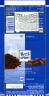 Ritter sport, milk chocolate, 65g, 06.07.2011, Alfred Ritter Schokoladefabrik GmbH & Co. KG. Waldenbuch, Deutschland