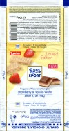 Ritter sport, Alpine milk chocolate with strawber and vanilla wafer, 100g, 04.01.2013, Alfred Ritter GmbH & Co. Waldenbuch, Germany
